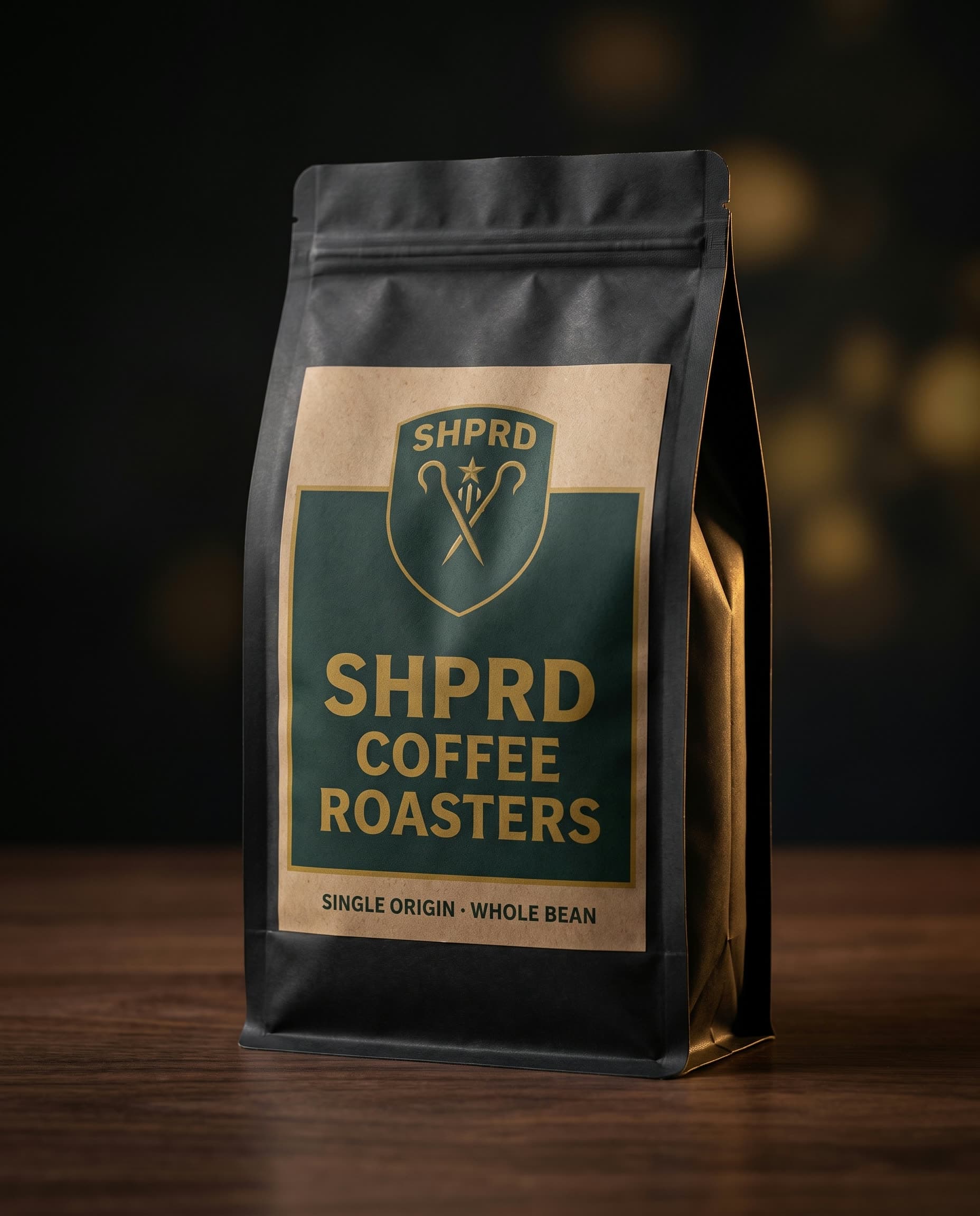 SHPRD Coffee Roasters bag